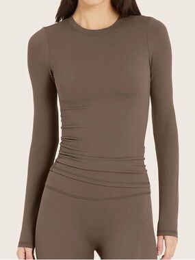Set Active Airluxe Breathe Long Sleeve in Truffle (M)